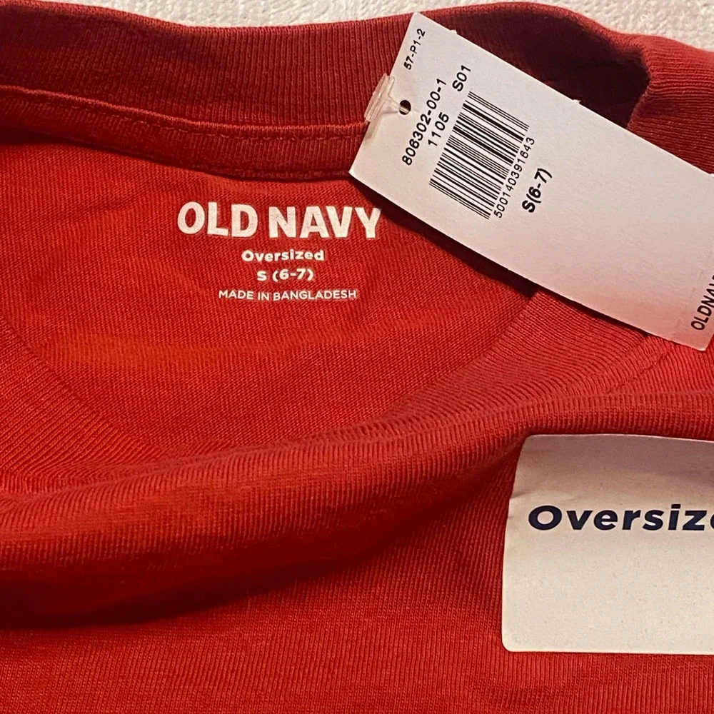 Old Navy Red and Gray Long Sleeve Tees